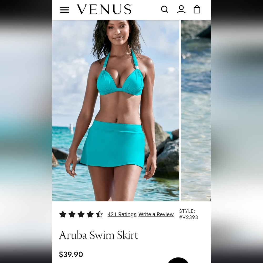 Venus swim skort